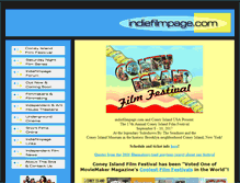 Tablet Screenshot of indiefilmpage.com